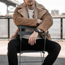 Load image into Gallery viewer, Short Lamb Wool Warm Men's Coats
