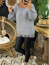 Load image into Gallery viewer, Autumn and Winter Warm Lace Ladies Sweater
