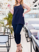 Load image into Gallery viewer, Women's Casual Cutout Sleeveless Top And Trouser Suit
