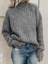 Load image into Gallery viewer, Women's Autumn and Winter Solid Color Warm All-match Sweater

