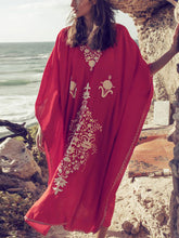 Load image into Gallery viewer, Women's Loose Embroidered Holiday Dress

