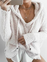 Load image into Gallery viewer, Casual Fashion Soft Drawstring Hooded Top
