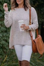 Load image into Gallery viewer, Casual Zipper Round Neck Long Sleeve Sweater
