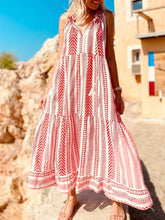 Load image into Gallery viewer, Bohemian Long Sleeveless Dress
