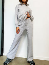 Load image into Gallery viewer, Fashion Casual Hooded Solid Color Two-piece Suit
