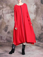 Load image into Gallery viewer, Casual Loose Long Sleeve Women's Dresses
