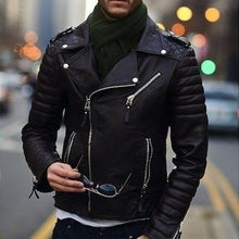 Load image into Gallery viewer, Slim Lapel Locomotive Handsome Men's Coat
