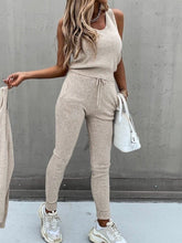 Load image into Gallery viewer, Fashion Casual Loose Solid Color Three-piece Suit
