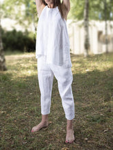 Load image into Gallery viewer, Women's Linen Casual Sleeveless Suit
