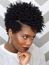 Load image into Gallery viewer, Black Curly Hair Thin Curly Fashion Wig
