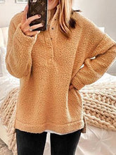 Load image into Gallery viewer, Cashmere Button Pullover Top
