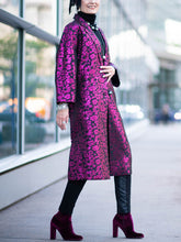 Load image into Gallery viewer, Fashion Retro Dark Pattern Women's Coat
