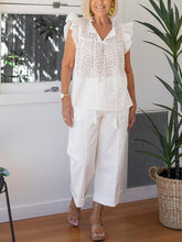 Load image into Gallery viewer, Fashion Hollow Sleeveless Top And Pants Two-Piece Women's Clothing
