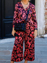 Load image into Gallery viewer, Casual Fashion Floral Pattern Ladies Suit
