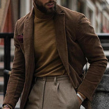 Load image into Gallery viewer, Men's Fashion Casual Retro Corduroy Jacket
