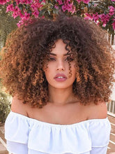 Load image into Gallery viewer, Brown Chemical Fiber High Temperature Yarn Wig
