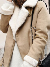 Load image into Gallery viewer, Fashion Lapel Plus Velvet Ladies Jacket
