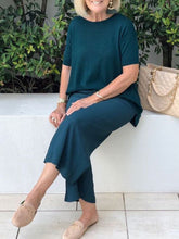 Load image into Gallery viewer, Pure Cotton Round Neck Loose Women's Suit
