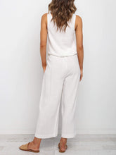 Load image into Gallery viewer, Casual Cotton And Linen Vest Women's Suit
